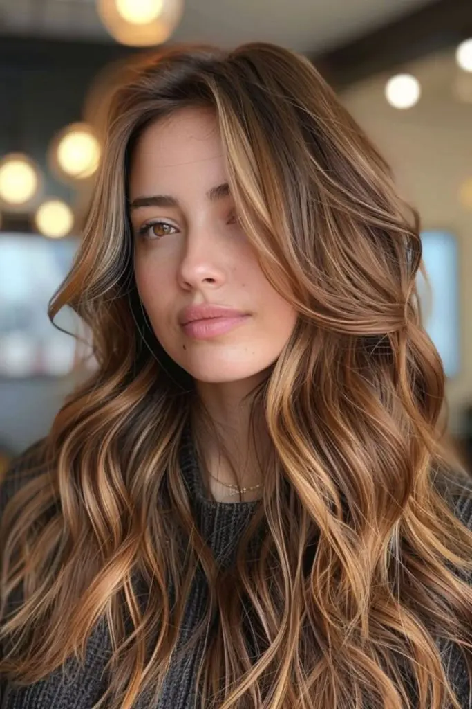 Golden Autumn Glow Hair Color