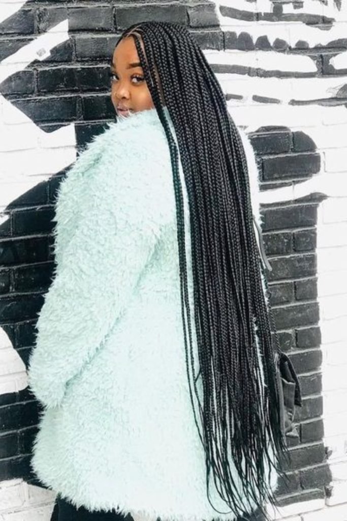 Big Bold Braids Hairstyle