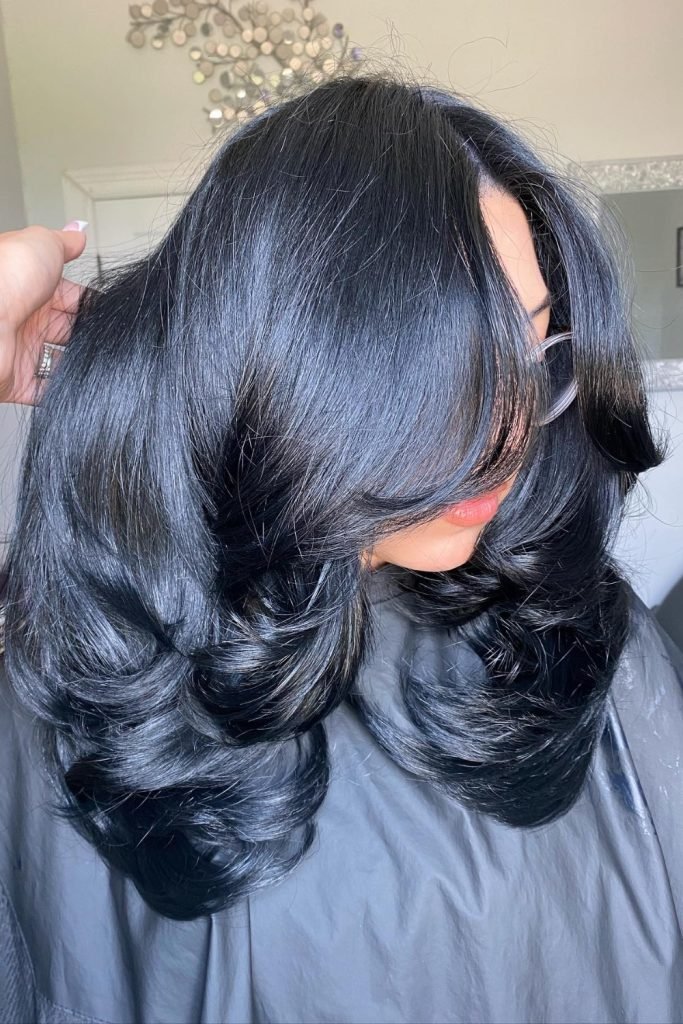 Blue-Black Hair