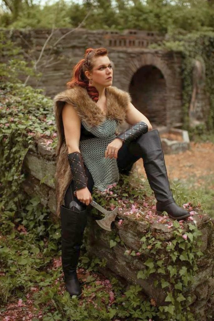 Braided Viking Warrior Hairstyle