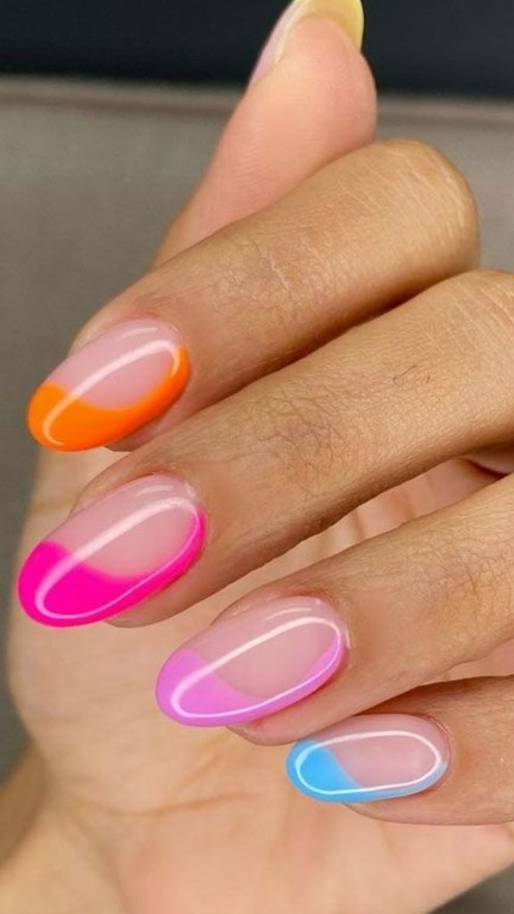 Bright French Tips