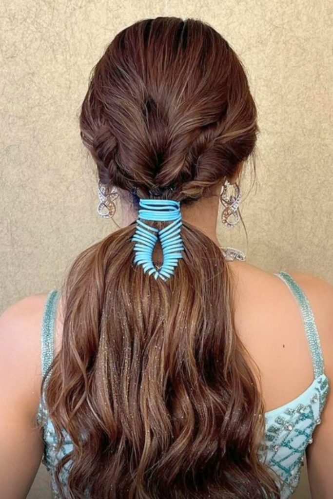 Cascading Braid with a Twist Hairstyle