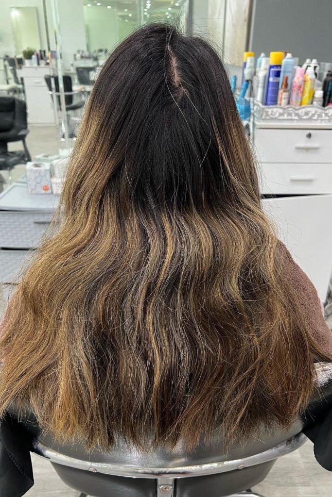 Chocolate and Cinnamon Hair Color