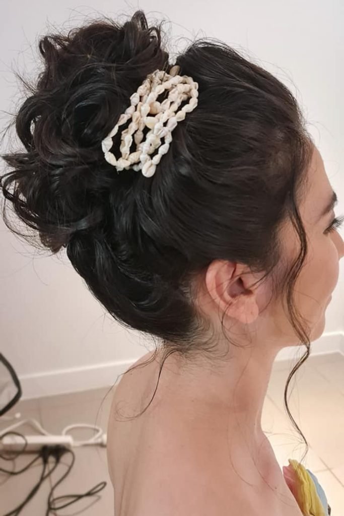 Classic High Top Knot Hairstyle