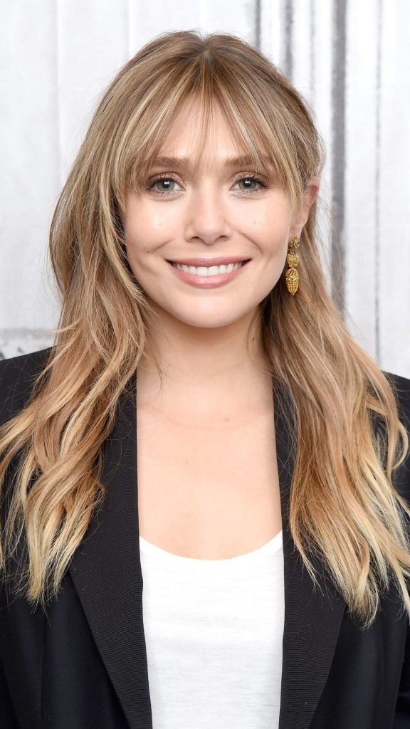 Curtain bangs hairstyle