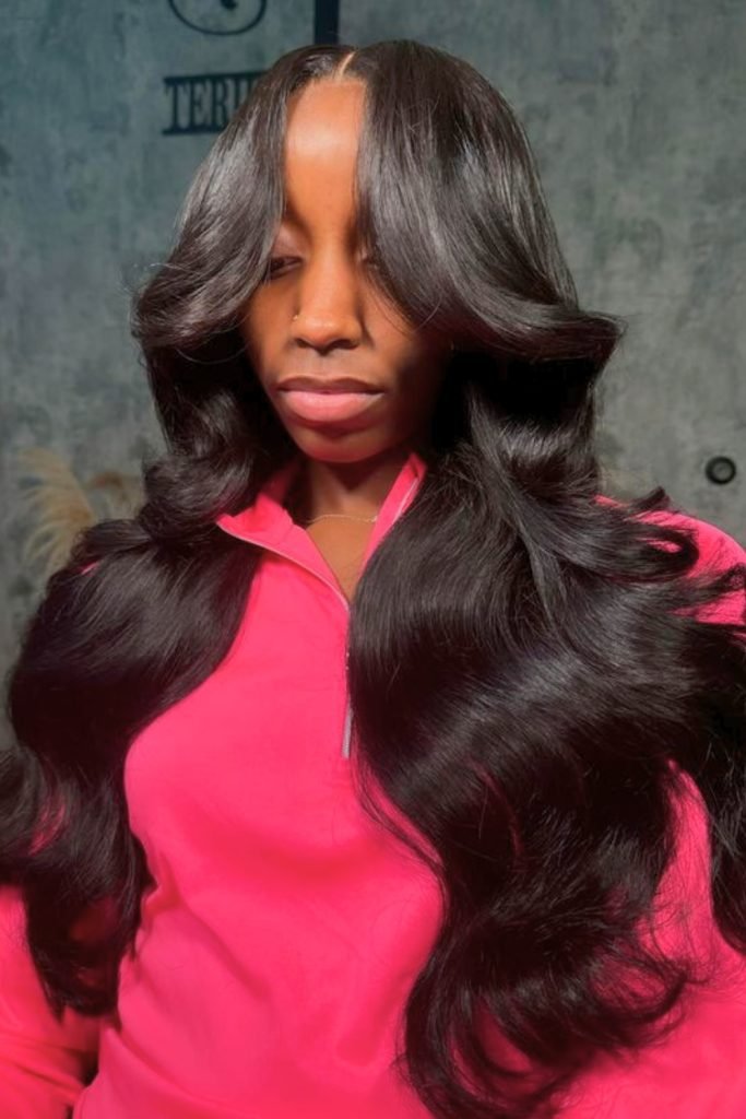 Glamorous Deep Wave Weave Hairstyle
