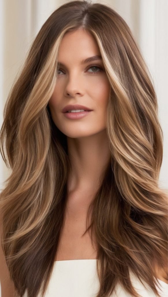 Long Butterfly Cut with Face-Framing Layers