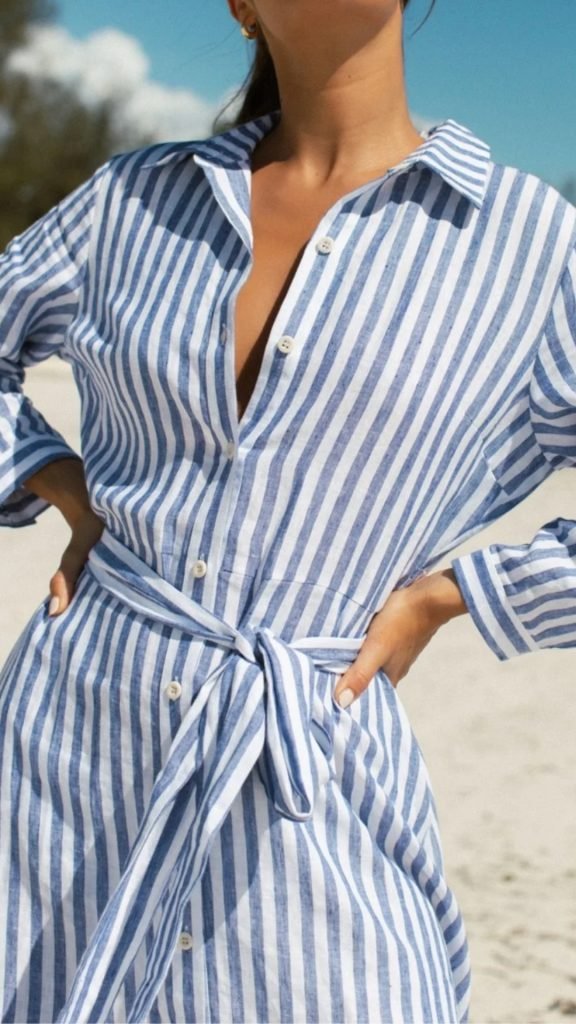St. Tropez Blue Stripes Outfit