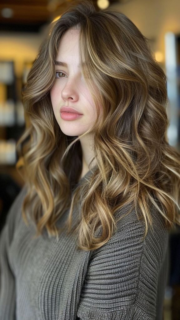 1. Sunlit Ocean Waves Hairstyle