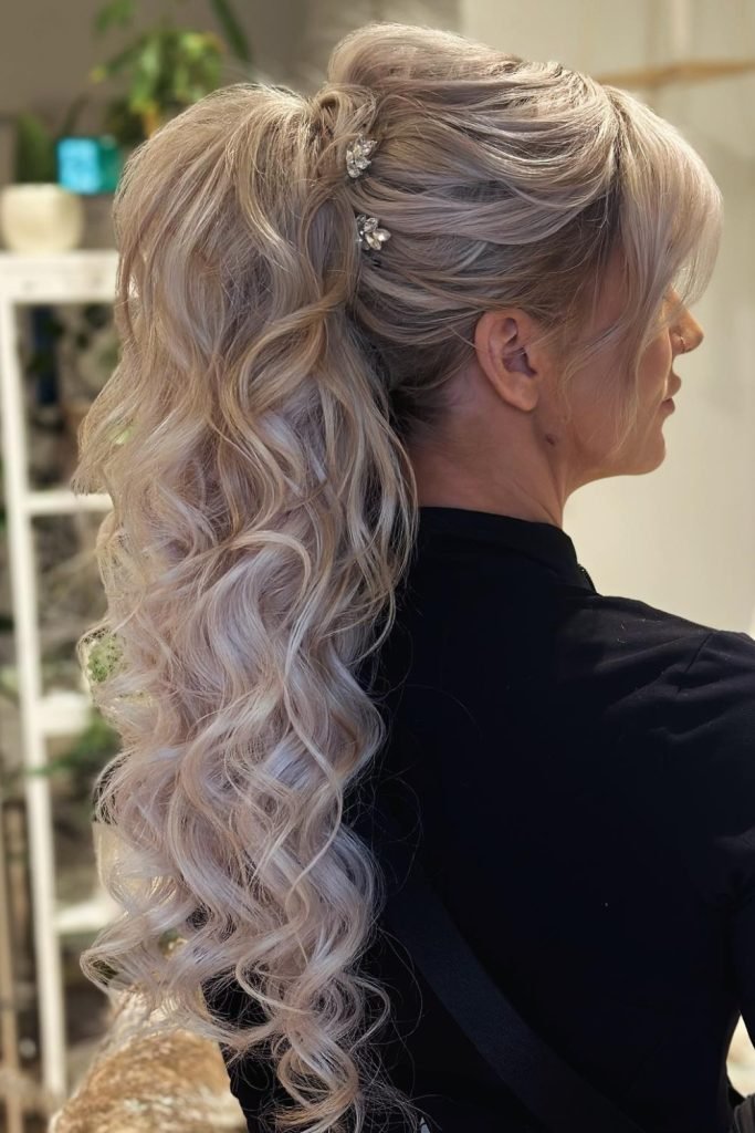 Voluminous Party Ponytail