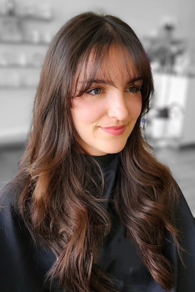 Wispy Curtain Bangs