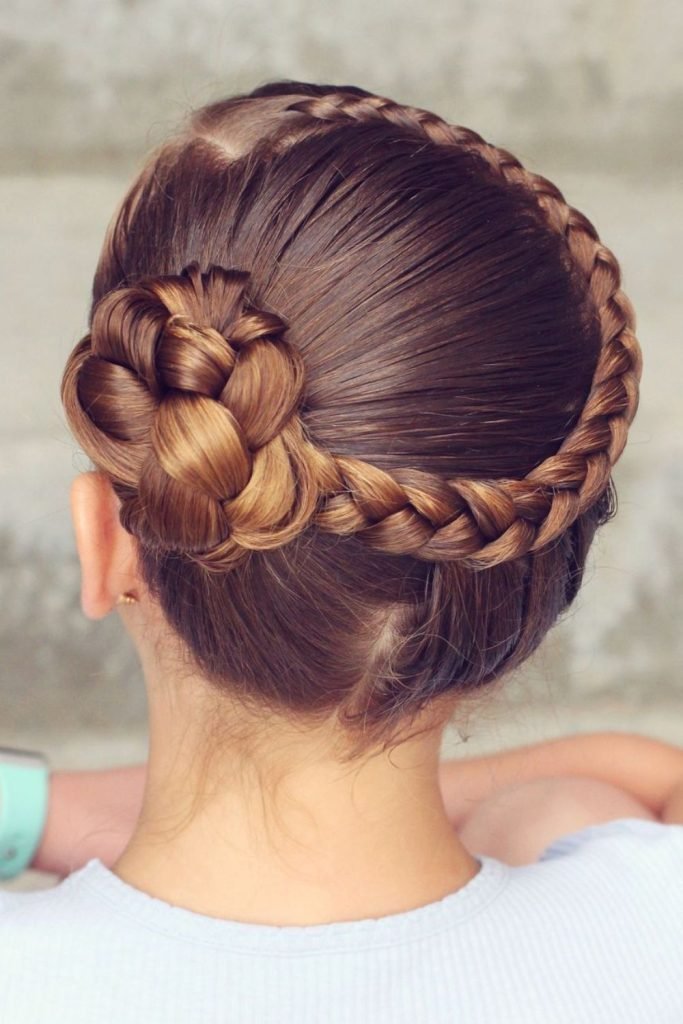 Braided Bun Bliss Hairstyle
