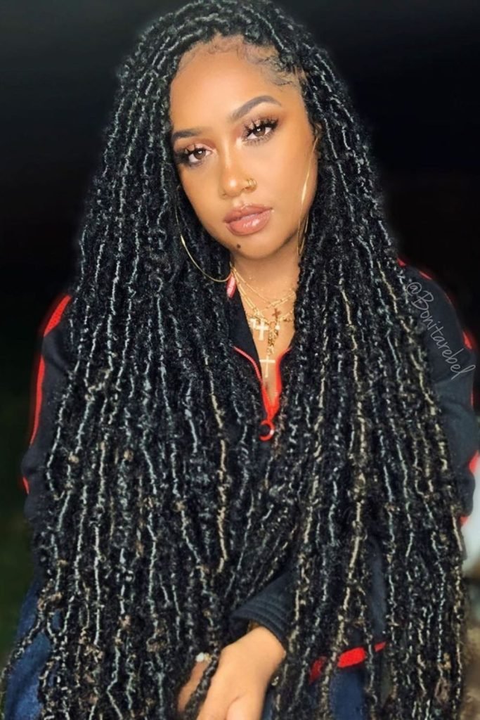 Layered Faux Locs