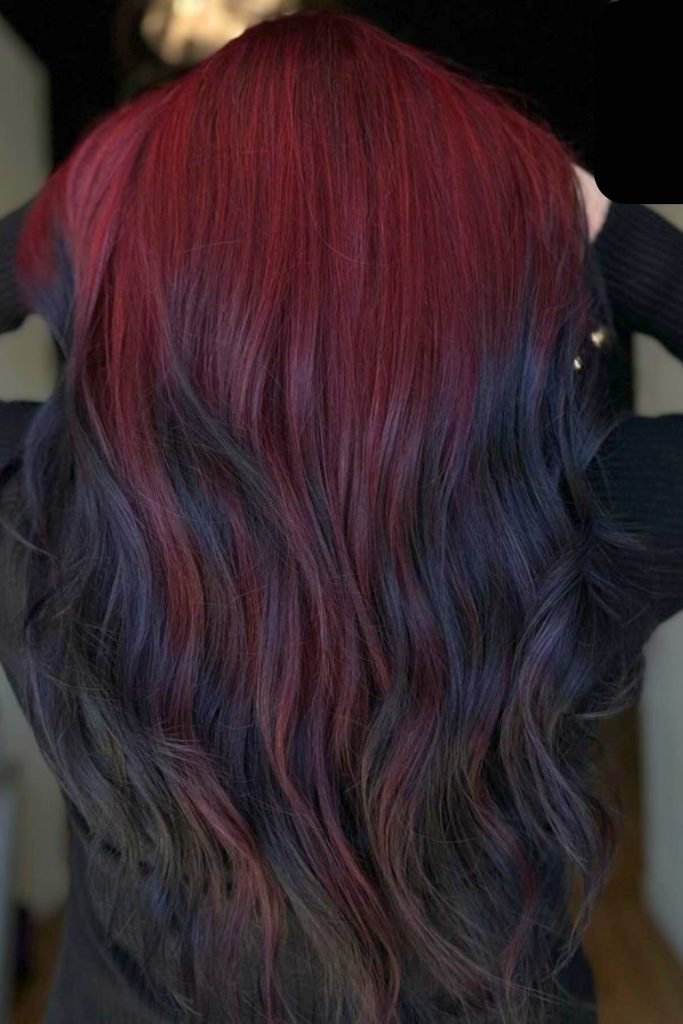 10. Burgundy and Midnight Blend