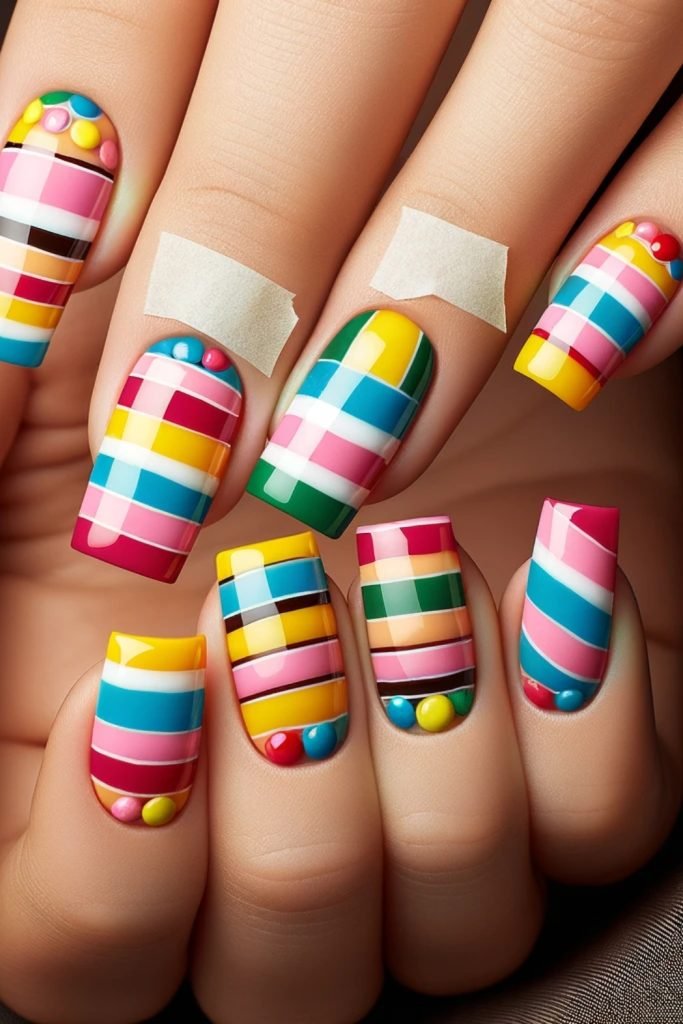 10. Candy Stripes Fashion Trend