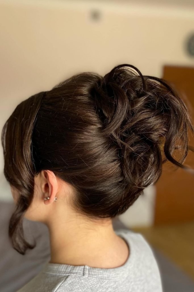 Loose French Twist Hairstyle