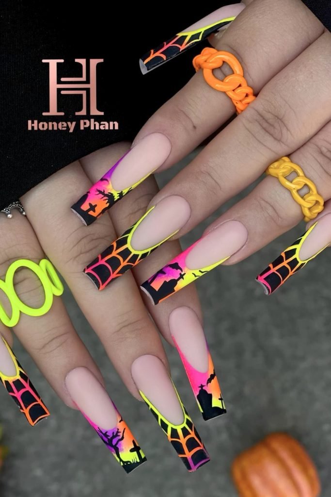 10. Neon Graveyard Glam