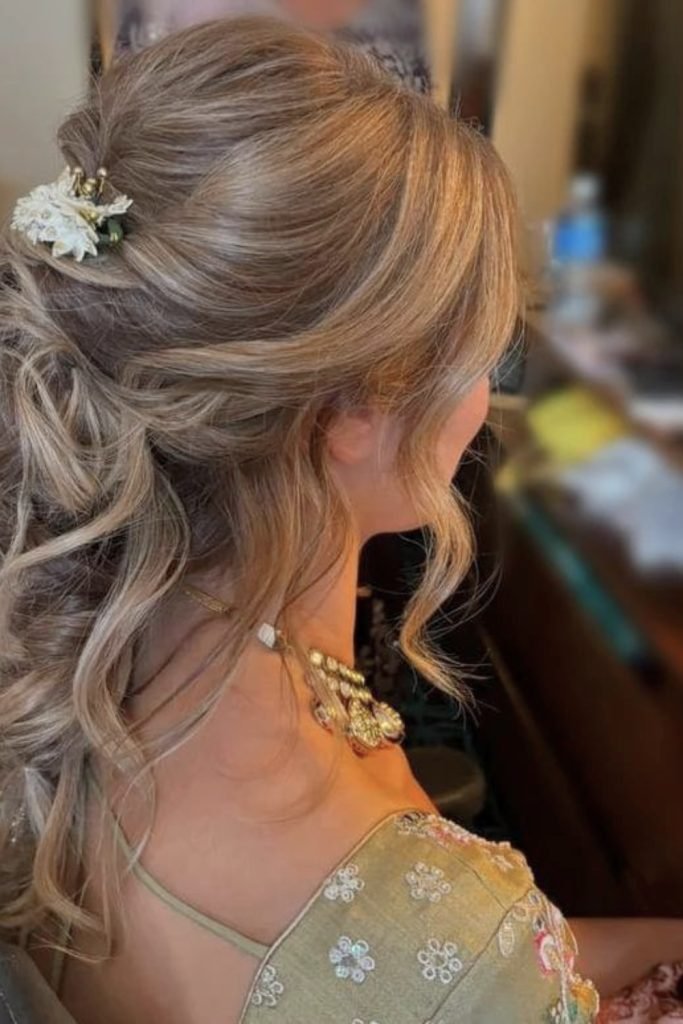 10. Romantic Twisted Bridal Updo