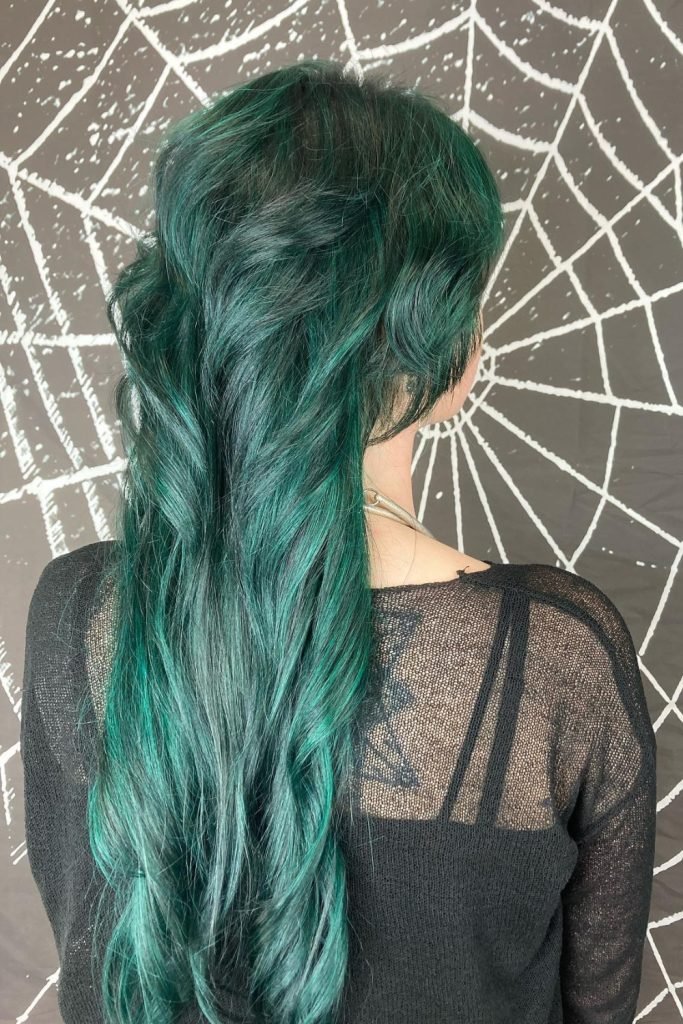 Teal Appeal Hairstyle