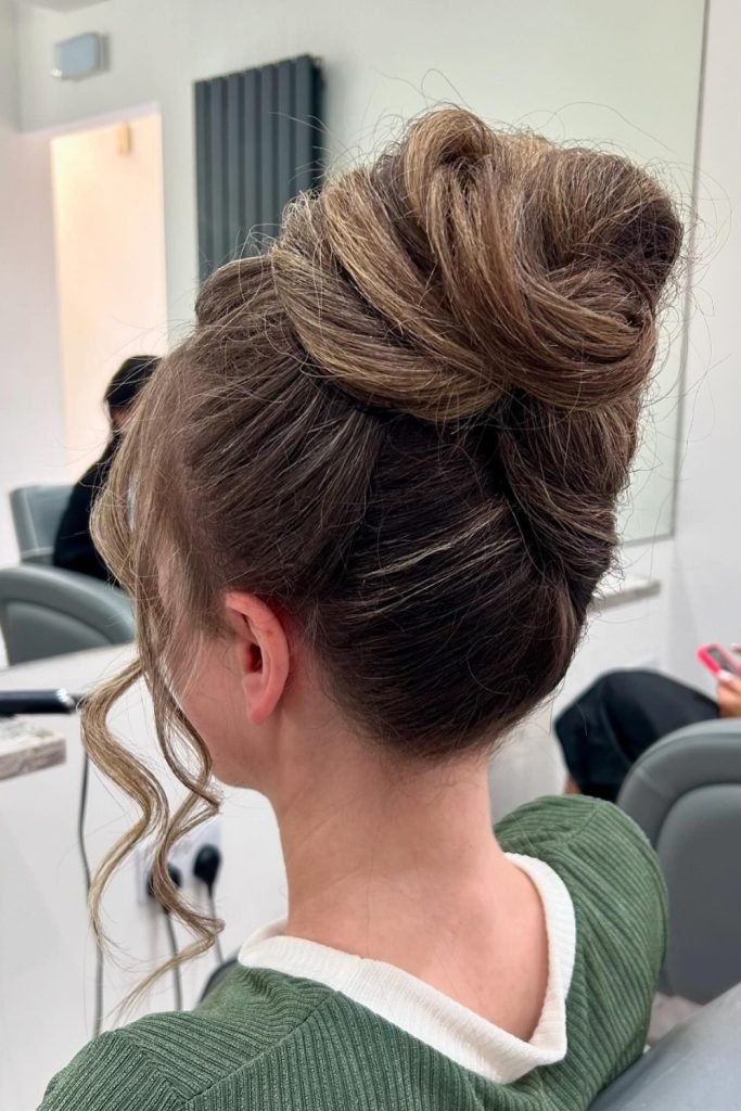 Twisted Top Knot Hairstyle