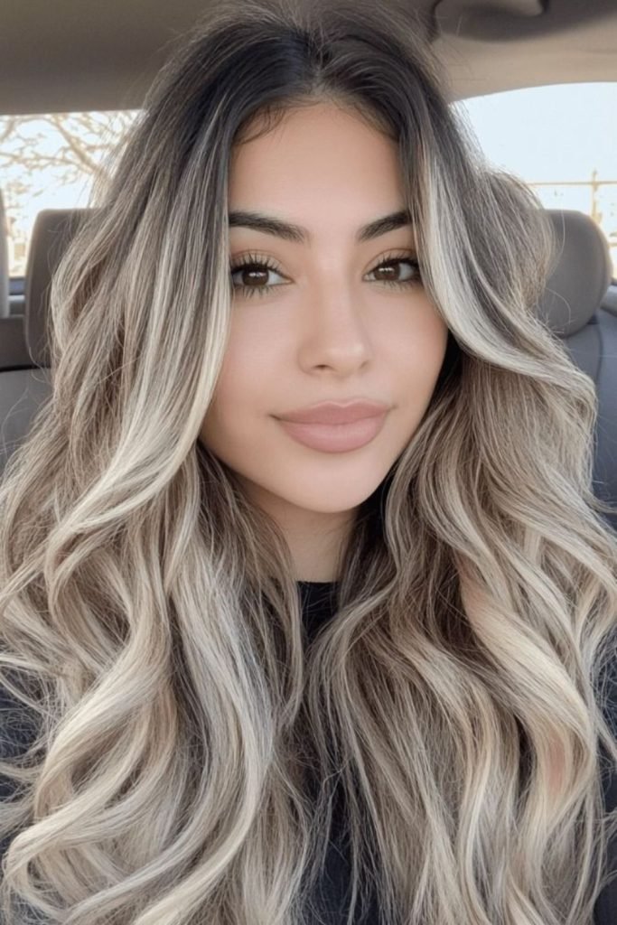 Frosty Balayage Hair