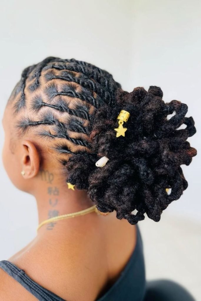 11.Halo Twist Updo