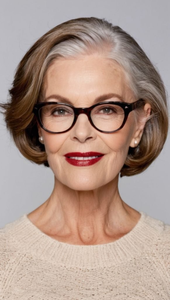Chin-Length Cut with Flipped Ends