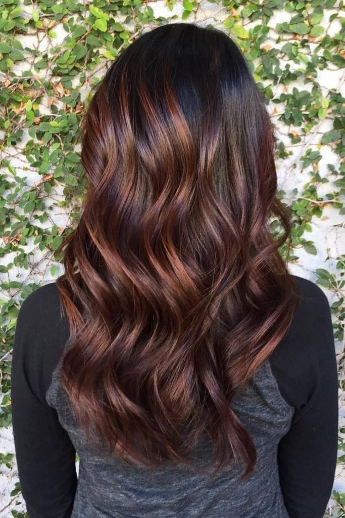 Gold-Tinged Auburn Red Hair Color