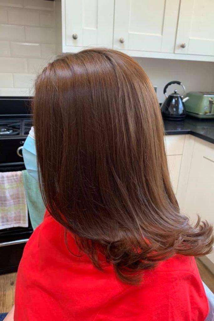 Long Layered Curly Lob