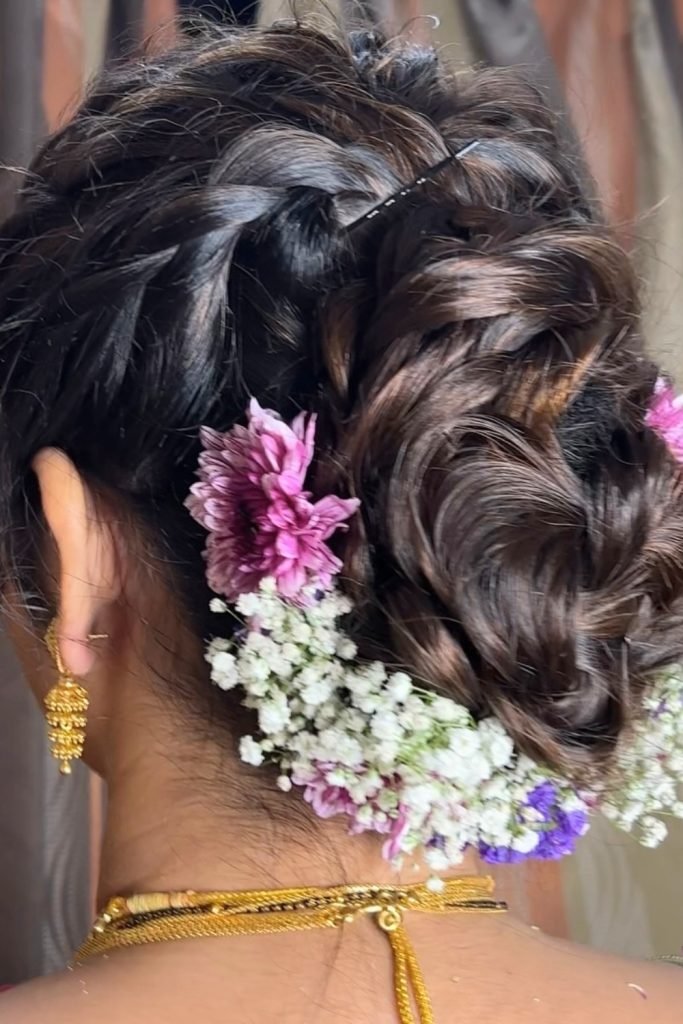 Floral Elegance Updo