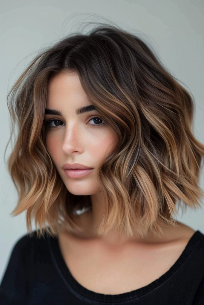 12. Honey Edge Blunt Hairstyle