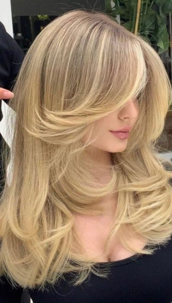Icy Blonde Butterfly Layers