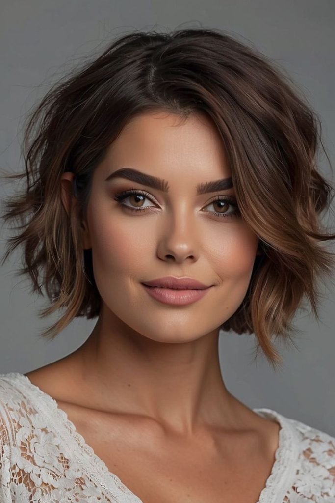 Layered A-Line Bob Hairstyle