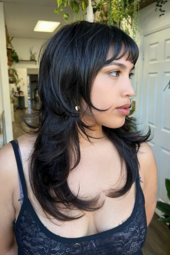 Modern Wispy Shag Hairstyle