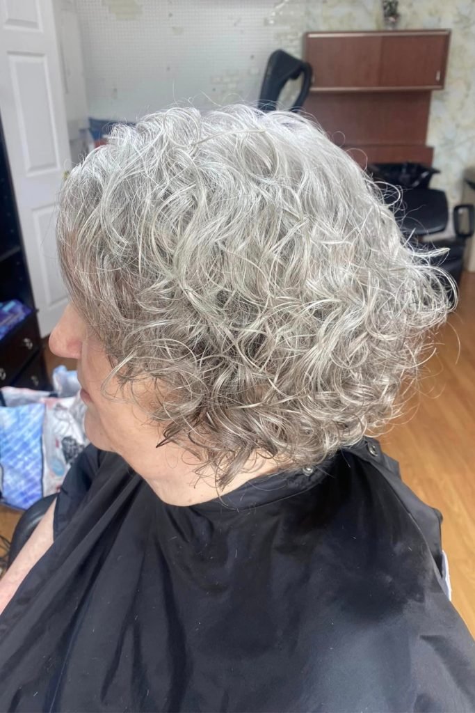 Permed Bob with Bouncy Curls