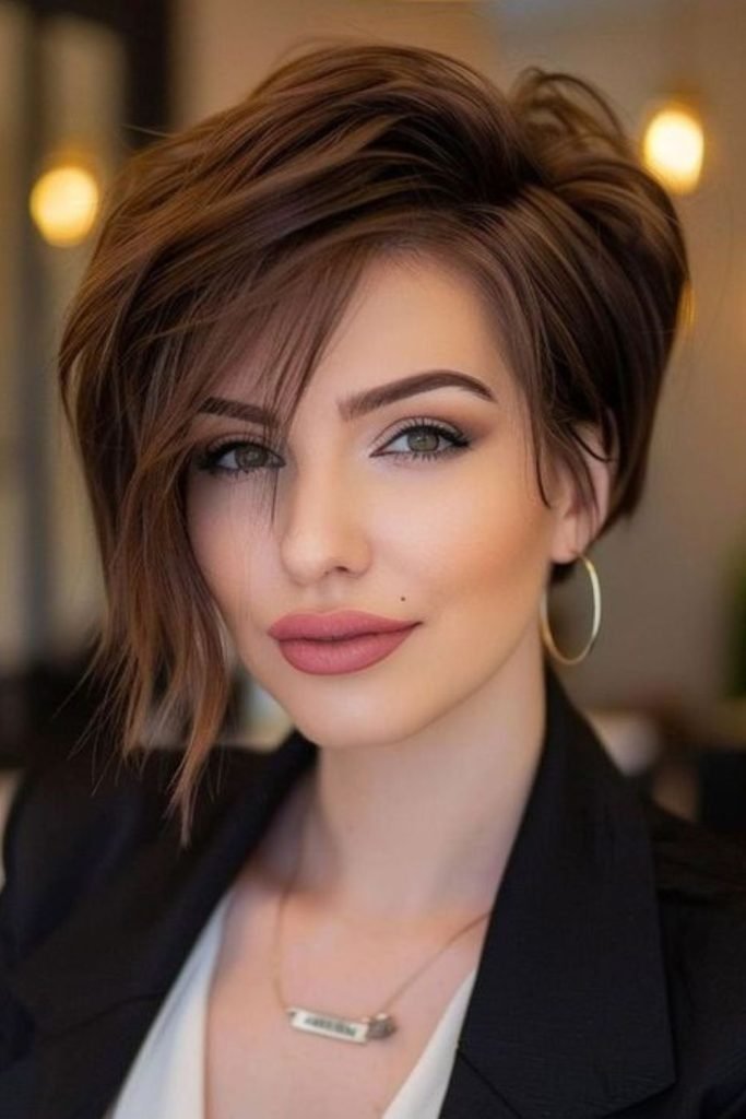12. Tapered Pixie with Silk Finish