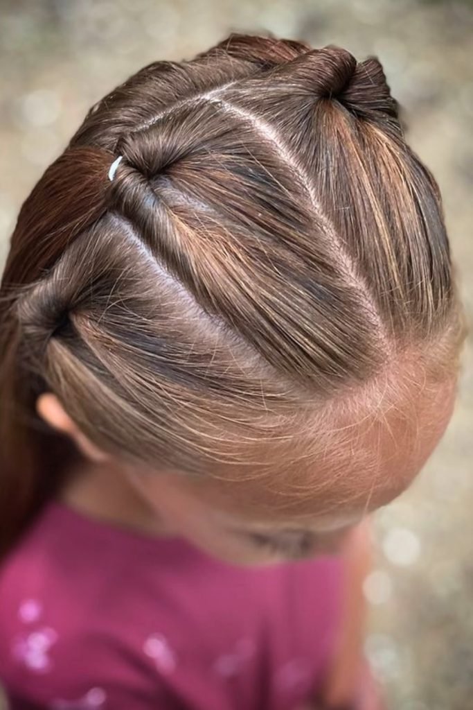 Twisted Top Ponytails