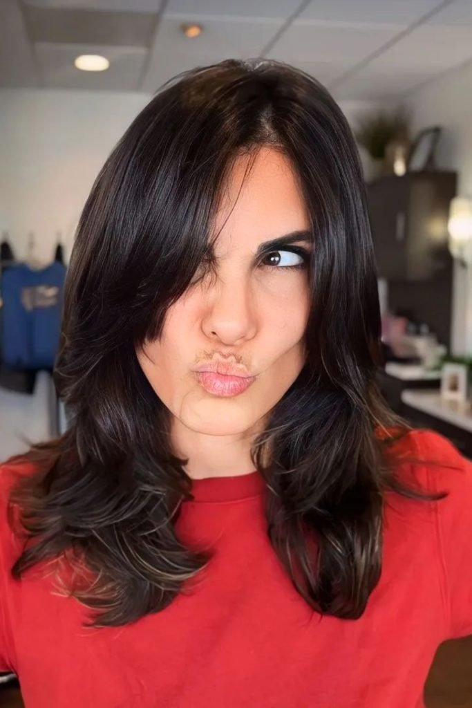 Bold Espresso Swirls Hairstyle