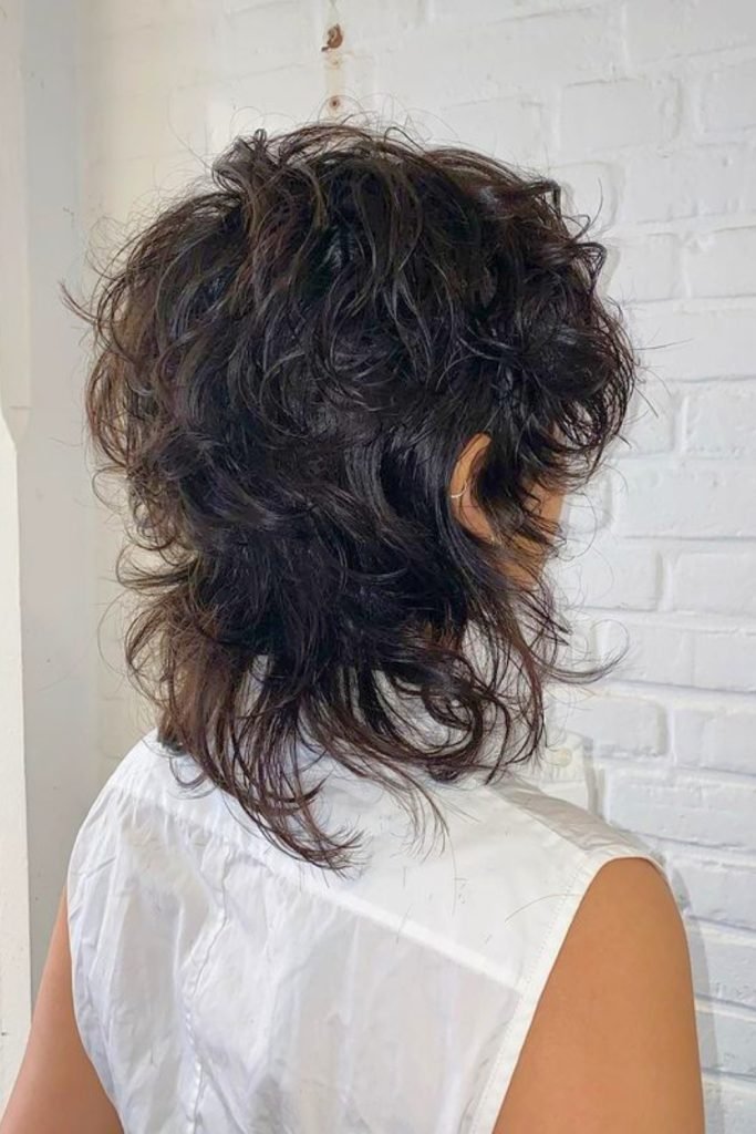 Curly Shag with Long Layers