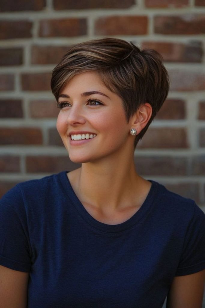 Feathered Pixie Hairstyle