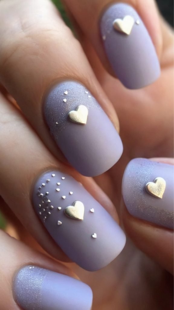 Lavender Love Nails