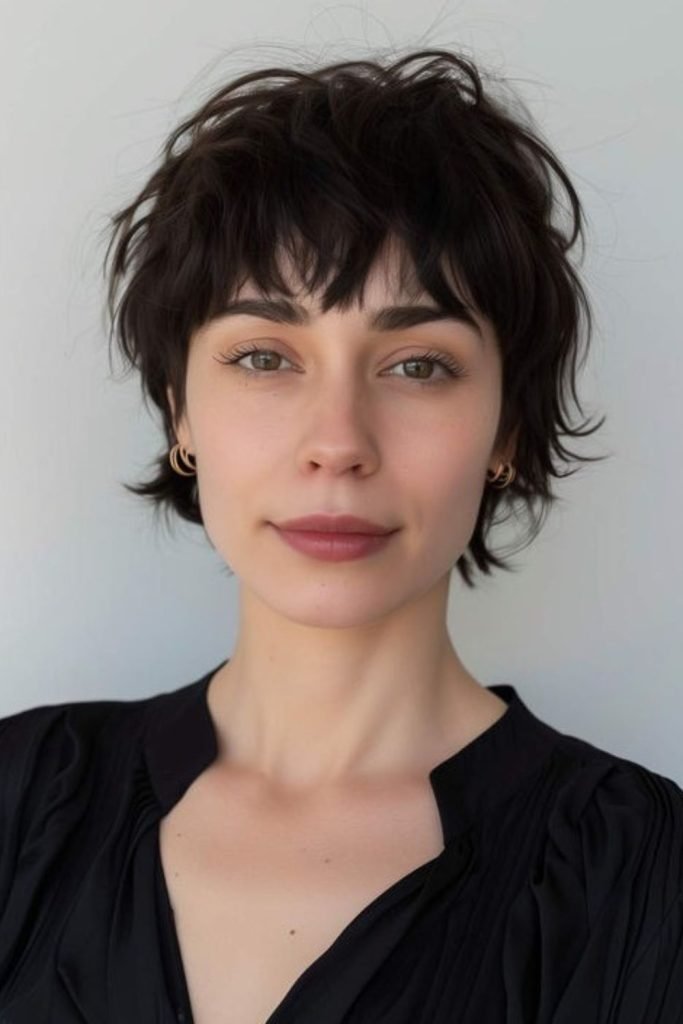 Layered Pixie with Bangs