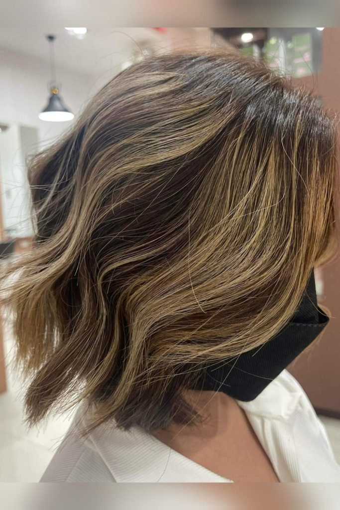 Textured Choppy Bob Hairstyle