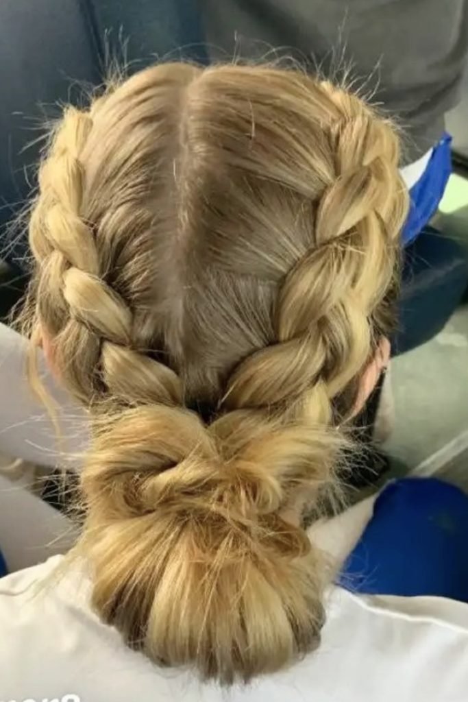 Twin Twists & Low Bun