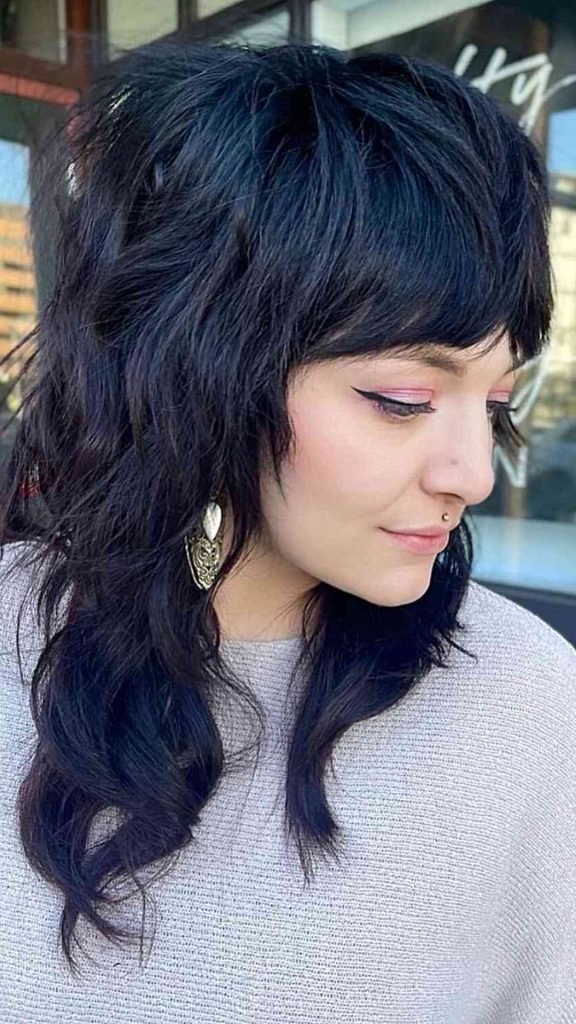 Volumizing Shag with Bangs
