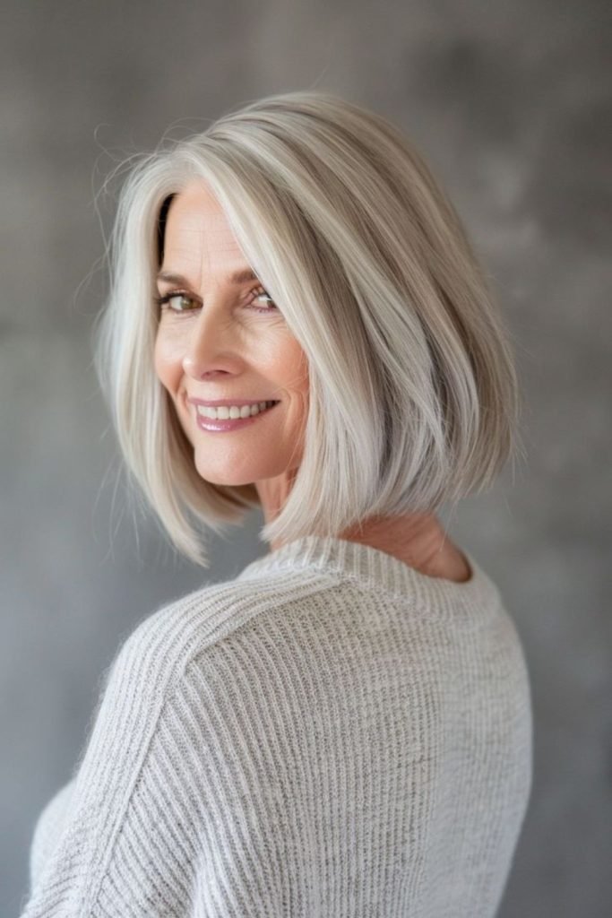 14.Silver Fox Hair Color Style