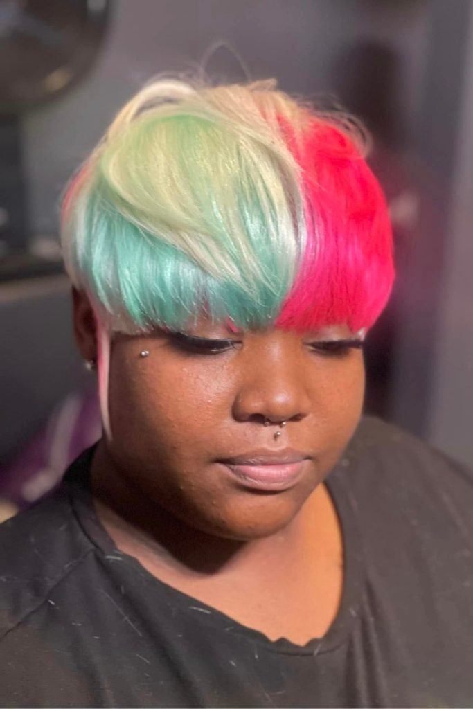 Birthday Unicorn Pixie Hairstyle