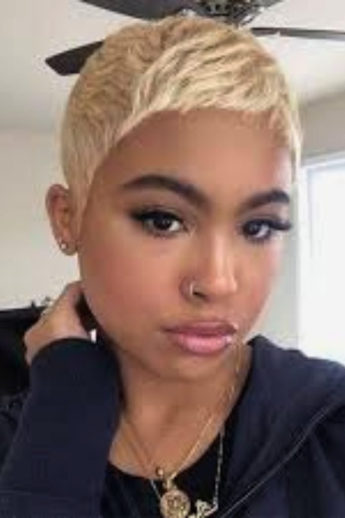 Blonde Pixie Haircut