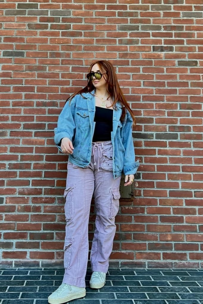 Casual Denim and Cargo Combo