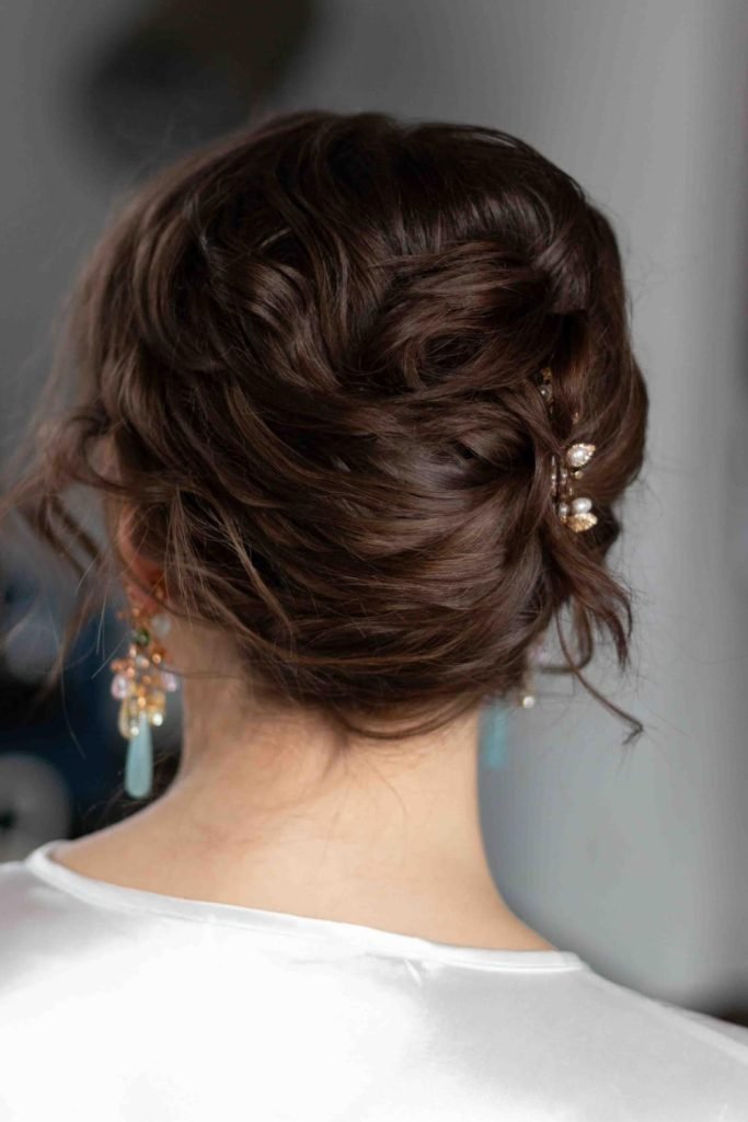 Curly French Twist